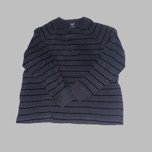 Men’s Denver Hayes Grey Stripe Long Sleeve Shirt